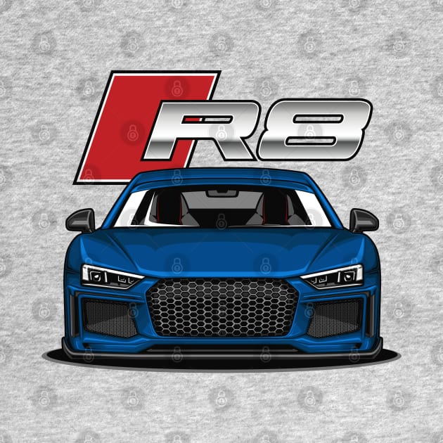 R8 V10 Performance (Scuba Blue) by Jiooji Project